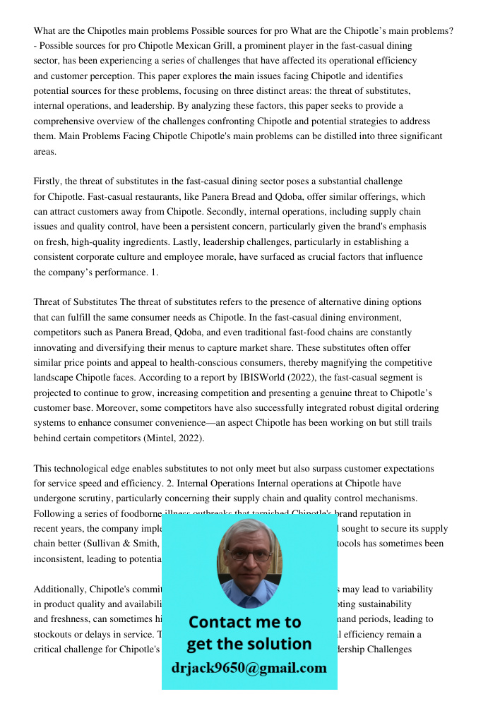 Chipotle Mexican Grill, a prominent player in the fast-casual dining sector, has been experiencing a series of challenges that have affected its operational eff