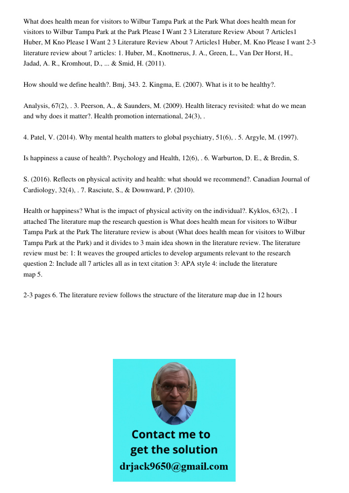 Please I Want 2 3 Literature Review About 7 Articles1 Huber, M Kno Please I Want 2 3 Literature Review About 7 Articles1 Huber, M. Kno Please I want 2-3 literat
