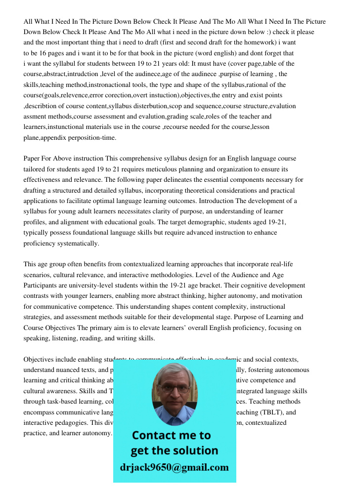 All what i need in the picture down below :) check it please and the most important thing that i need to draft (first and second draft for the homework) i want 