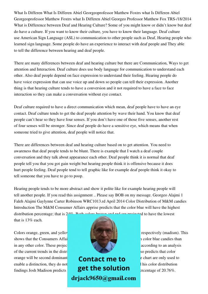 Abiel Georgeoprofessor Matthew Foxtrs 200 0023182014what Is Differen Abiel Georgeoprofessor Matthew Foxtrs 200 0023182014what Is Differen Abiel Georgeo Professo