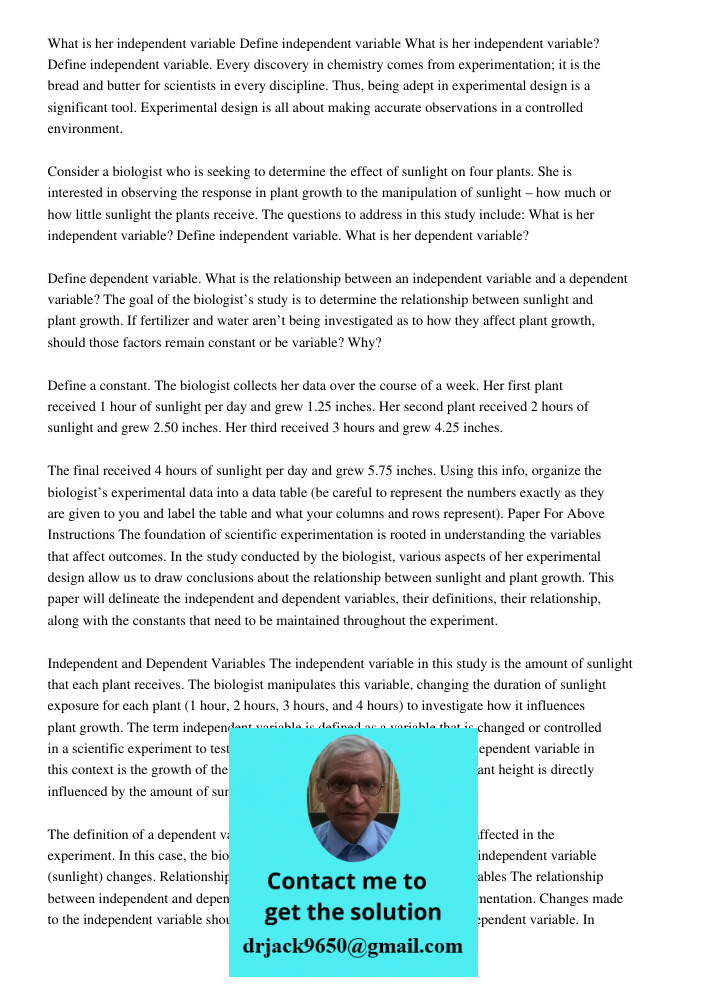 Every discovery in chemistry comes from experimentation; it is the bread and butter for scientists in every discipline. Thus, being adept in experimental design