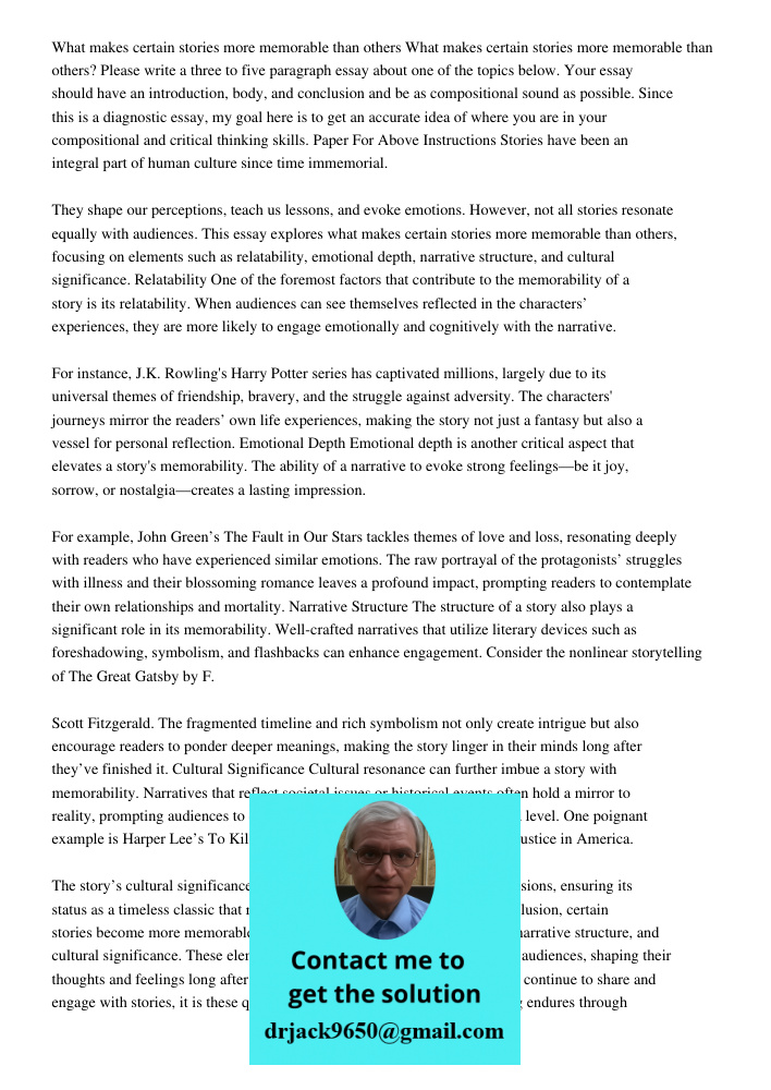 Please write a three to five paragraph essay about one of the topics below. Your essay should have an introduction, body, and conclusion and be as compositional