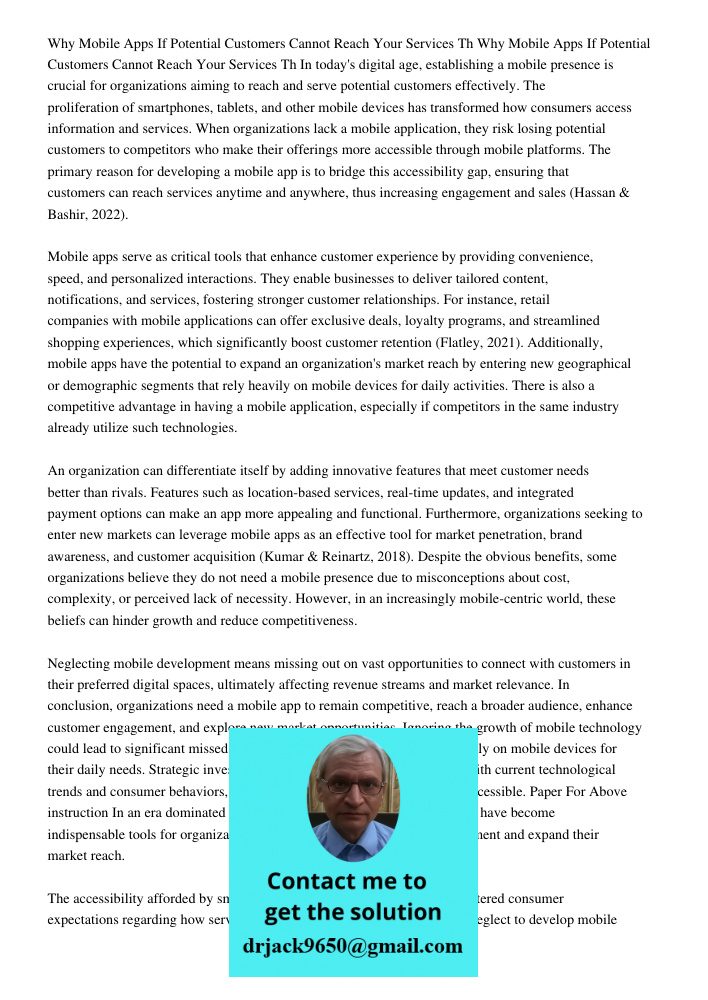 In today's digital age, establishing a mobile presence is crucial for organizations aiming to reach and serve potential customers effectively. The proliferation