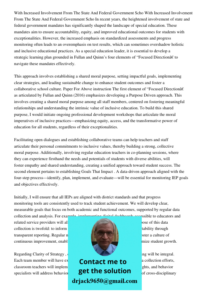 In recent years, the heightened involvement of state and federal government mandates has significantly shaped the landscape of special education. These mandates