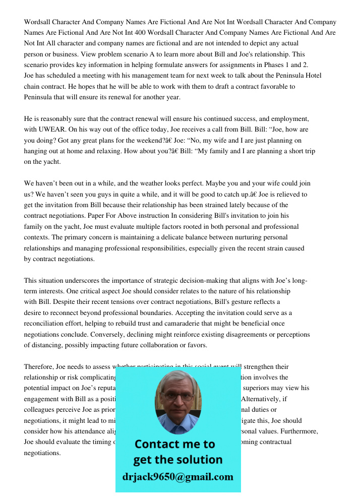 Wordsall Character And Company Names Are Fictional And Are Not Int All character and company names are fictional and are not intended to depict any actual perso