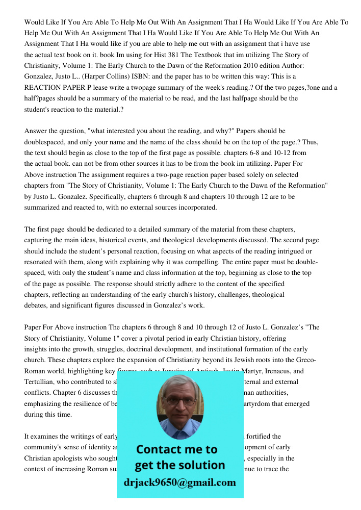 Would Like If You Are Able To Help Me Out With An Assignment That I Ha would like if you are able to help me out with an assignment that i have use the actual t