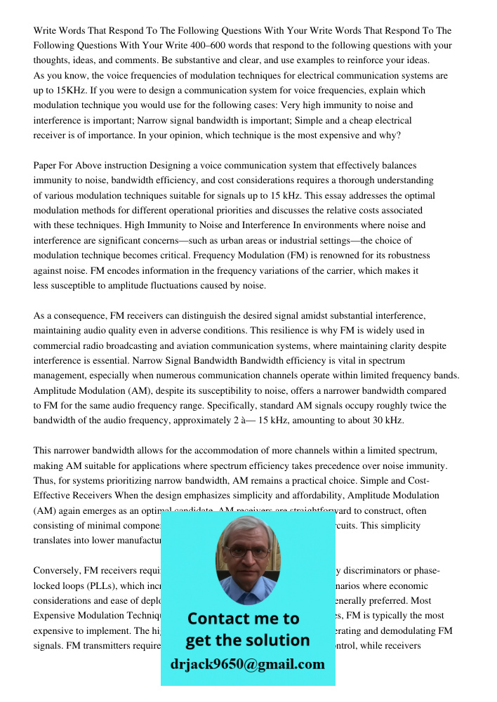 Write 400–600 words that respond to the following questions with your thoughts, ideas, and comments. Be substantive and clear, and use examples to reinforce you