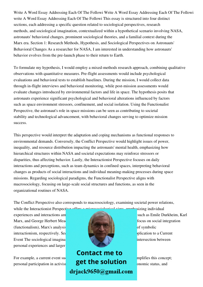 Write A 1000 2000 Word Essay Addressing Each Of The Followi This essay is structured into four distinct sections, each addressing a specific question related to