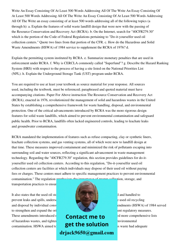 Write An Essay Consisting Of At Least 500 Words Addressing All Of The Write an essay consisting of at least 500 words addressing all of the following topics (a 