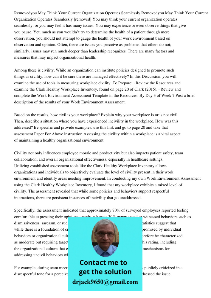 [removed] You may think your current organization operates seamlessly, or you may feel it has many issues. You may experience or even observe things that give y