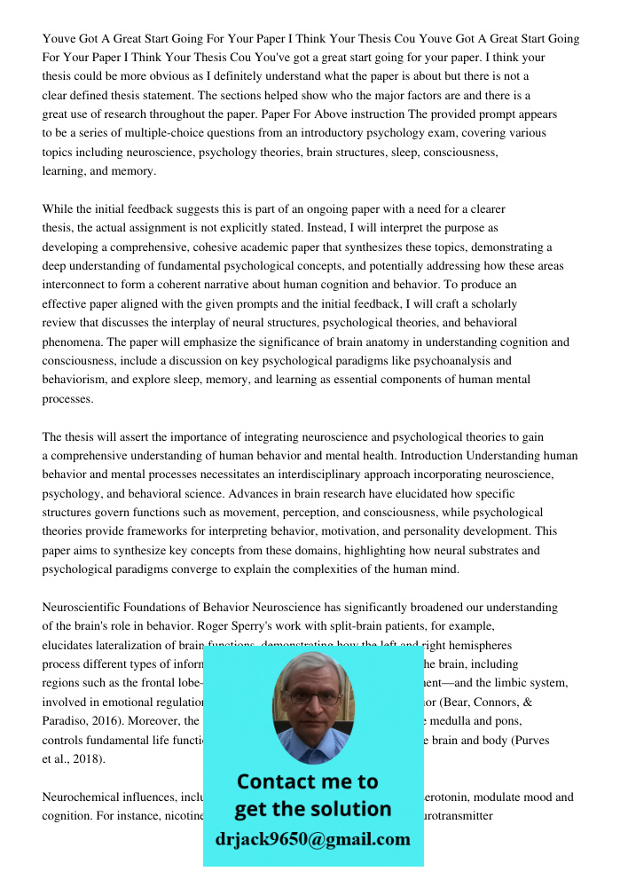 You've got a great start going for your paper. I think your thesis could be more obvious as I definitely understand what the paper is about but there is not a c