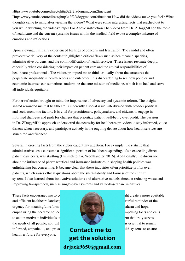 How did the videos make you feel? What thoughts came to mind after viewing the videos? What were some interesting facts that reached out to you while watching t