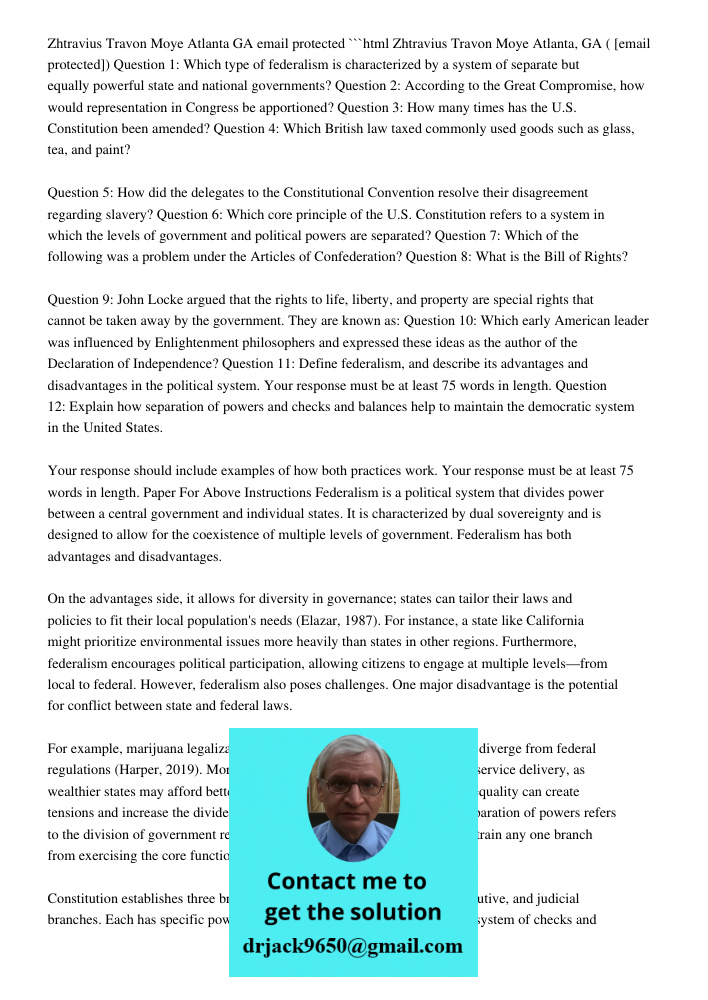 Zhtravius Travon Moye Atlanta, GA